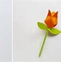 Gấp Hoa Tulip Bằng Giấy A4