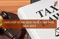 Mẫu Hợp Đồng Dịch Vụ Tư Vấn Kế Toán Thuế Tncn