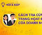 Tra Cứu Doanh Nghiệp Còn Hoạt Động Hay Ko